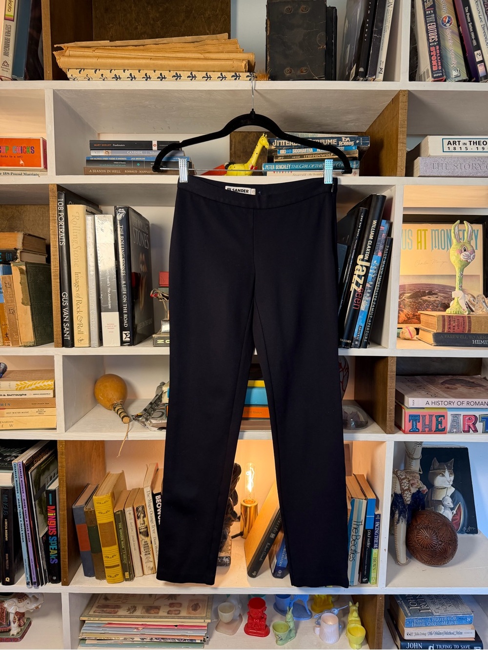 Jil Sander Navy Straight-Leg Pull-On Pants